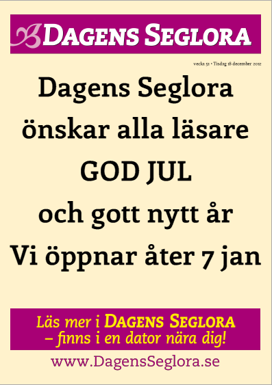 Löpsedel Jul o nyår