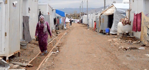 Flyktingläger 2 foto Delvin Arsan